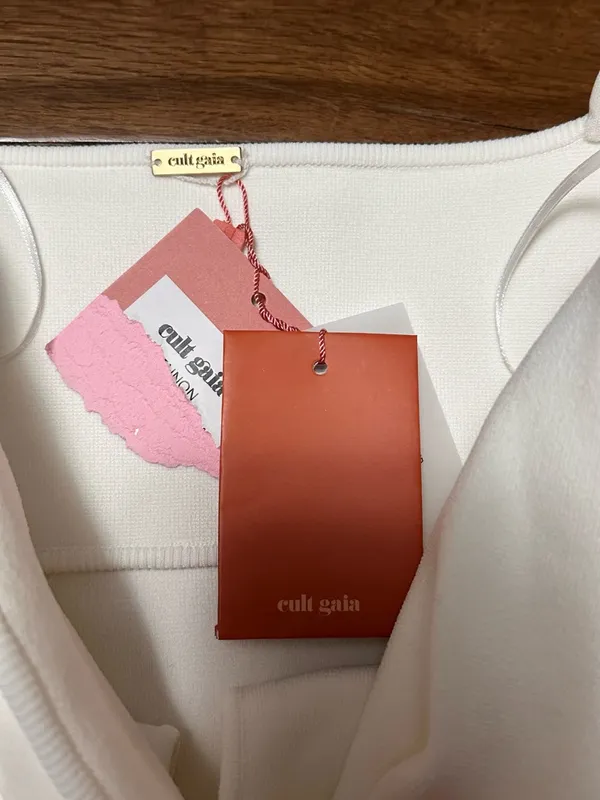 Cult Gaia Lennon Knit Tank Top Medium - Image 5