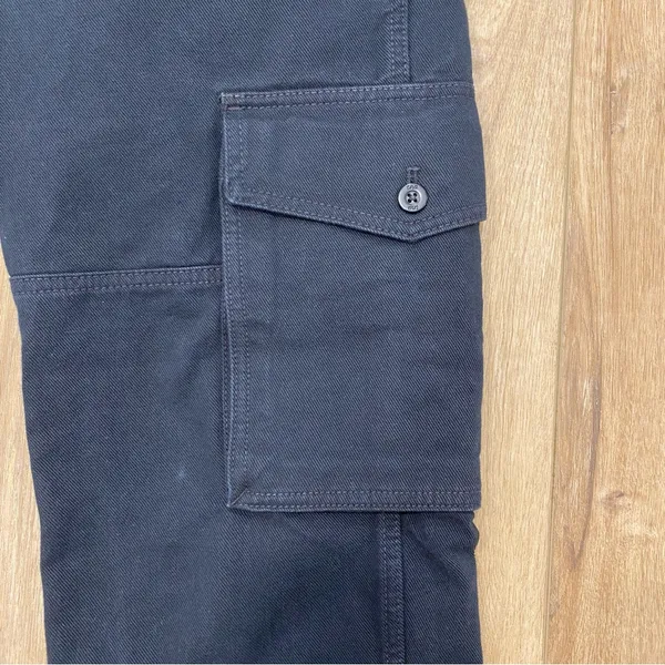 🌟Aritzia🌟 Tna Troop Cotton Cargo Pants Wide Leg Black Sz 4 - Image 4