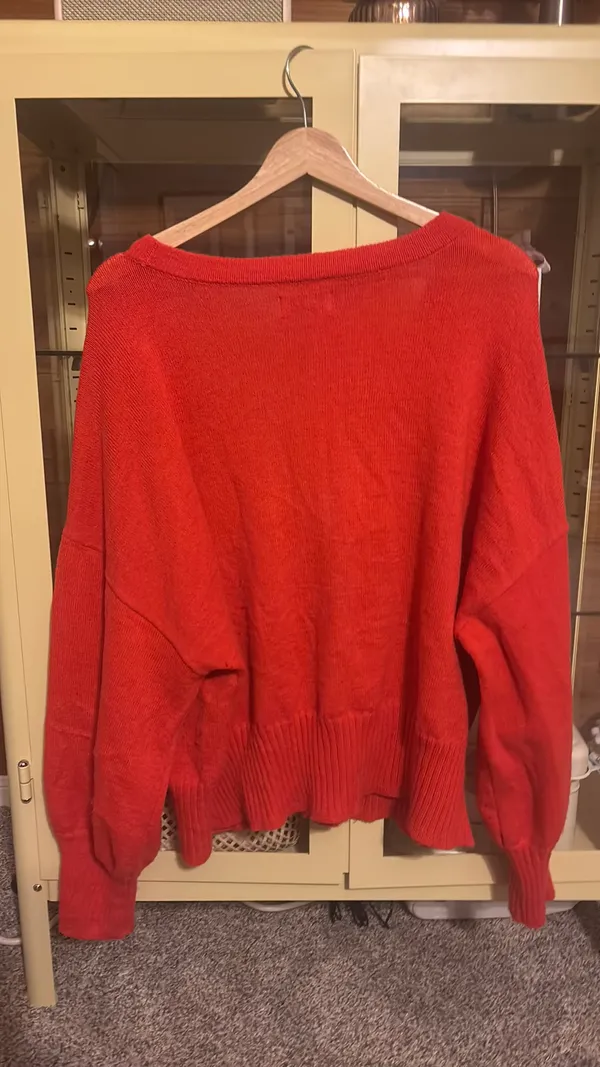 Sonoma Red/Orange Cardigan - Image 5