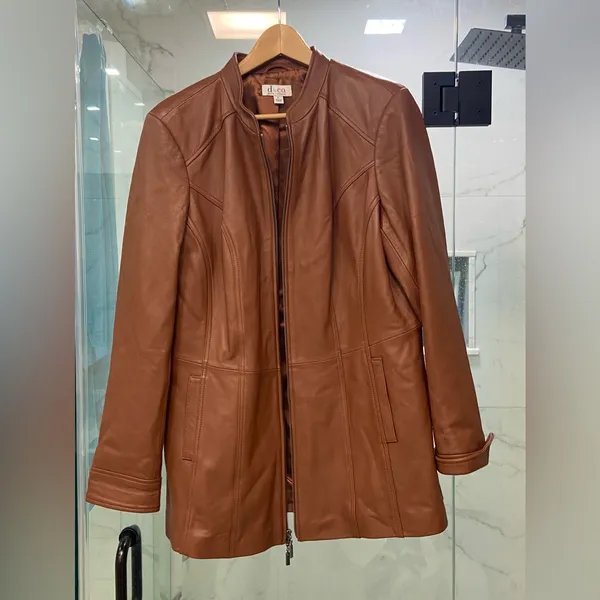 Dolce & Gabbana Genuine lamb skin leather jacket 🤎🤎🤎 - Image 5