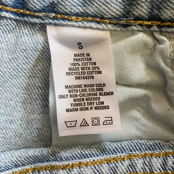 Aeropostale Womens Low Rise Cargo Jeans Light Wash Blue Straight‎ Leg Size S - Image 7