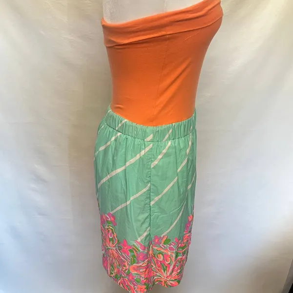 Lilly Pulitzer Fleur Sandbar Crash Landing Dress Sz XS Coastal Preppy Tropical - Image 4