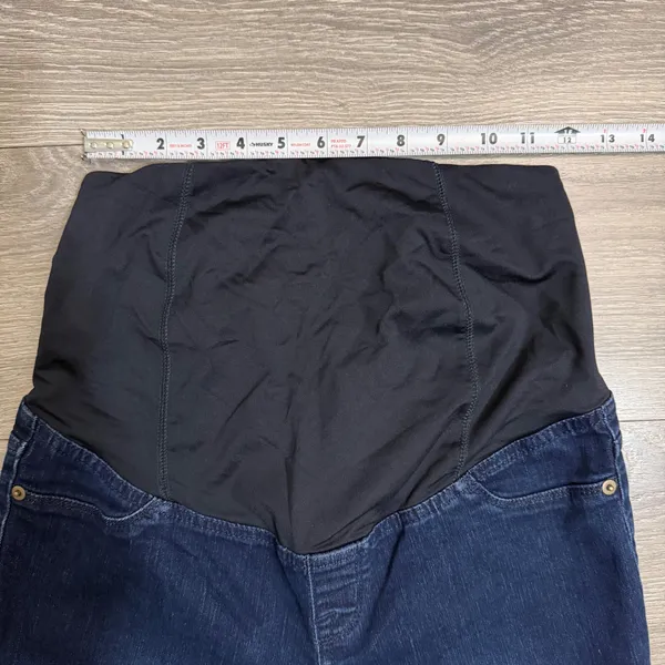 Isabel Maternity by Ingrid & Isabel‎ Dark Wash Skinny Jegging Blue Size 4/27R - Image 5
