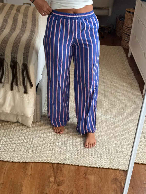 ZARA Wide-Leg Striped Pants - Image 2