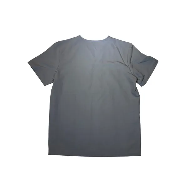 FIGS Leon V-Neck Scrub Top Grey Short Sleeve Chest Pocket FM1500 Medium - Image 2