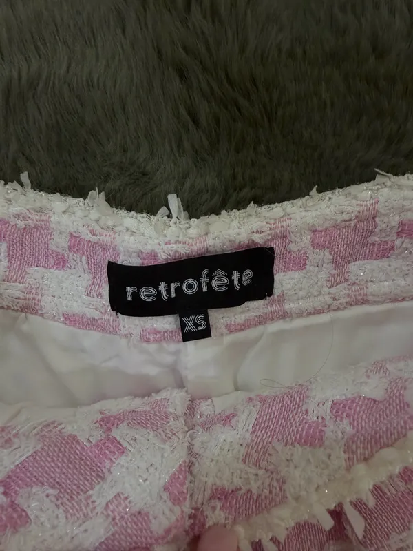 Retrofête pink gingham shorts - Image 3