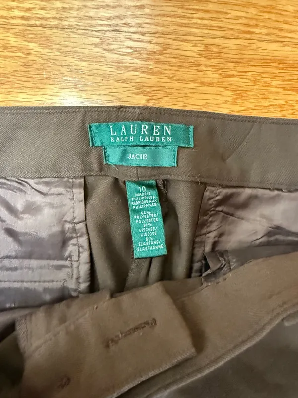 ☀️Lauren Ralph Lauren Brown Dress Pants - Image 2