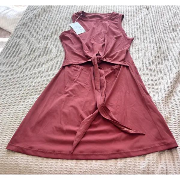 Halara tie waist mini dress - Image 2