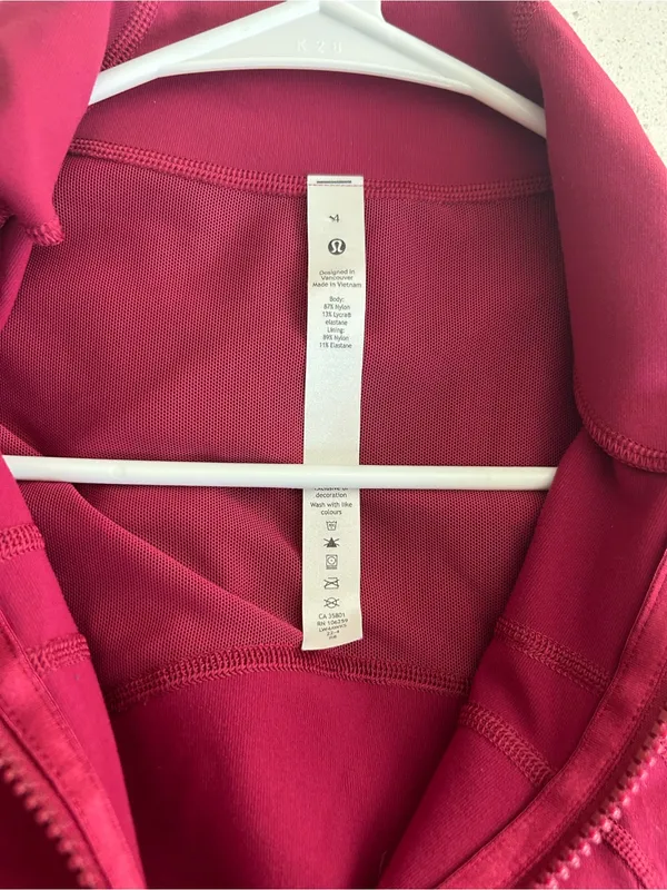Lululemon Define Jacket Raspberry Deep Luxe Size 4 Athleisure $128 - Image 6