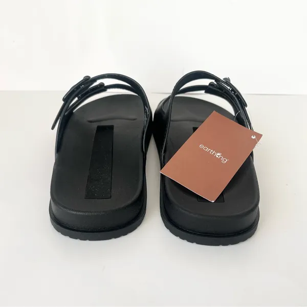 earthing ASPEN SLIDES grounding sandals NEW READ description Black Size 9 - Image 4