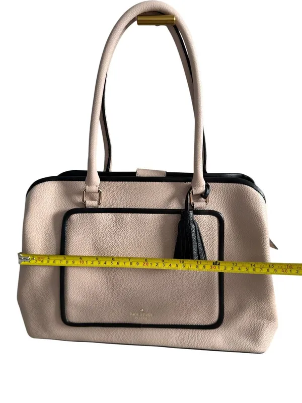 KATE SPADE Rose Cloud Pink Ward Place Large Evangelie Leather Tote Bag - Image 7