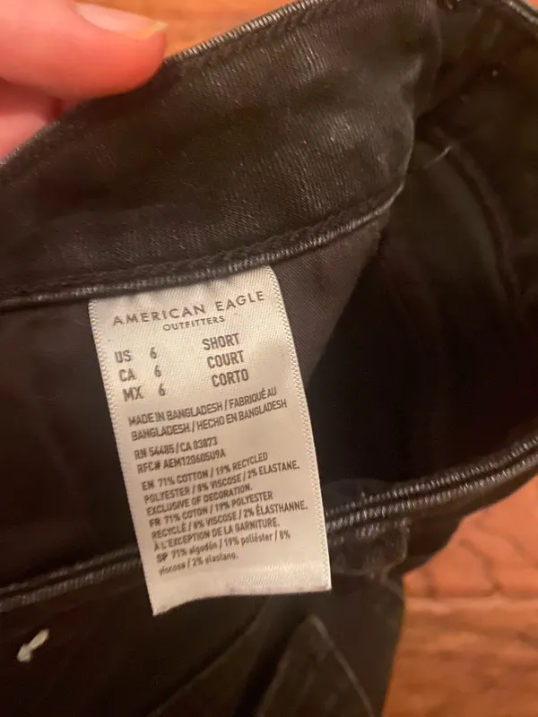 American Eagle Black Skinny Jeans - Image 3