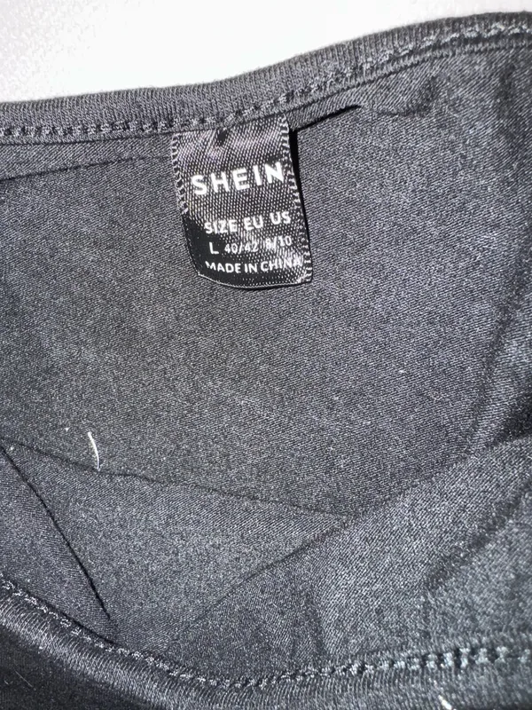 Shein Black Crop Top Tank - Image 3