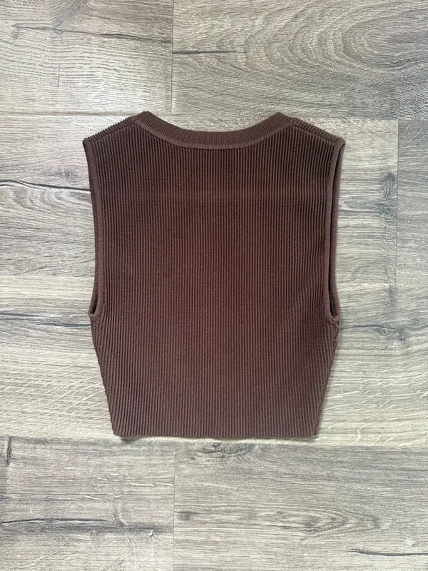 Aritzia Babaton Brown Tank Top - Image 4