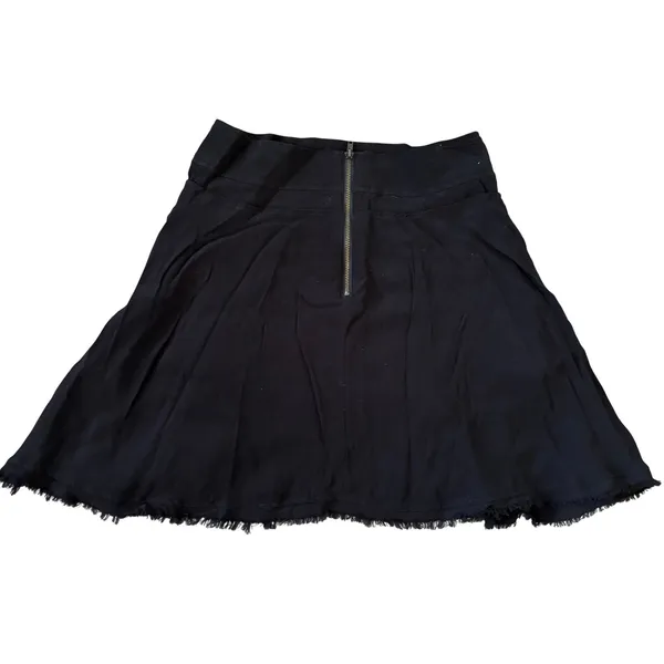 Free People Layered Mini Skirt Sz‎ 0 Black Whimsigoth Boho Chic - Image 3
