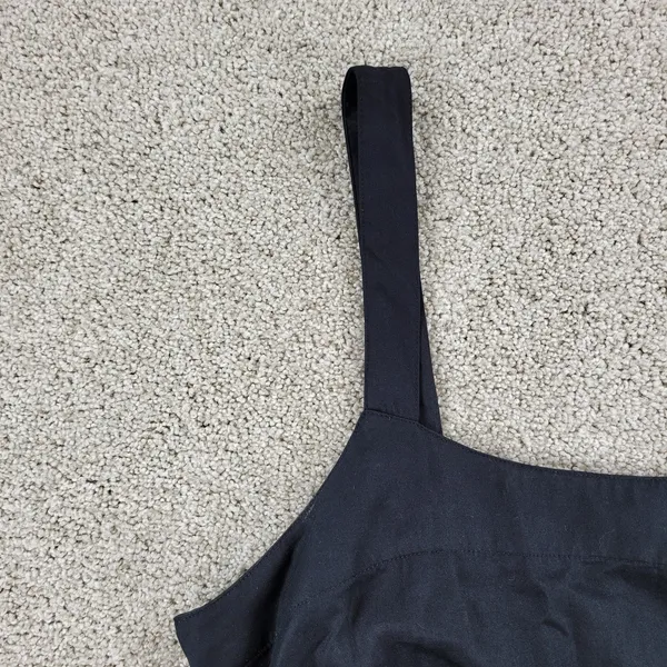 The Drop Womens Britt Dress M Black Tiered Lyocell Sleeveless‎ Maxi Adj Strap - Image 12