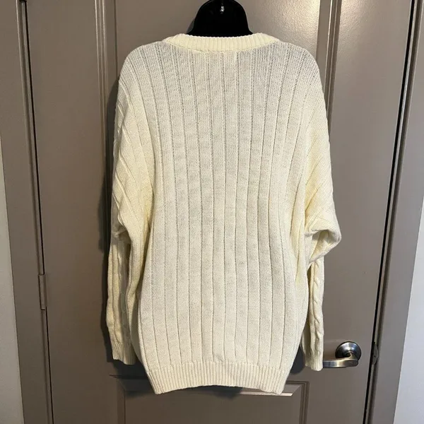 American Weekend Woman's Cream White‎ Sweater - Image 3
