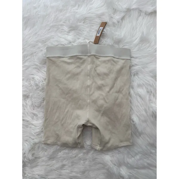 Skims Cotton Rib Boxer Bone Size Small - Image 6