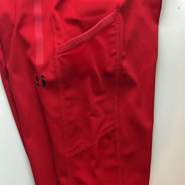 Sports Illustrated athletic leggings. Size Small. Red. NWOT. - Image 5