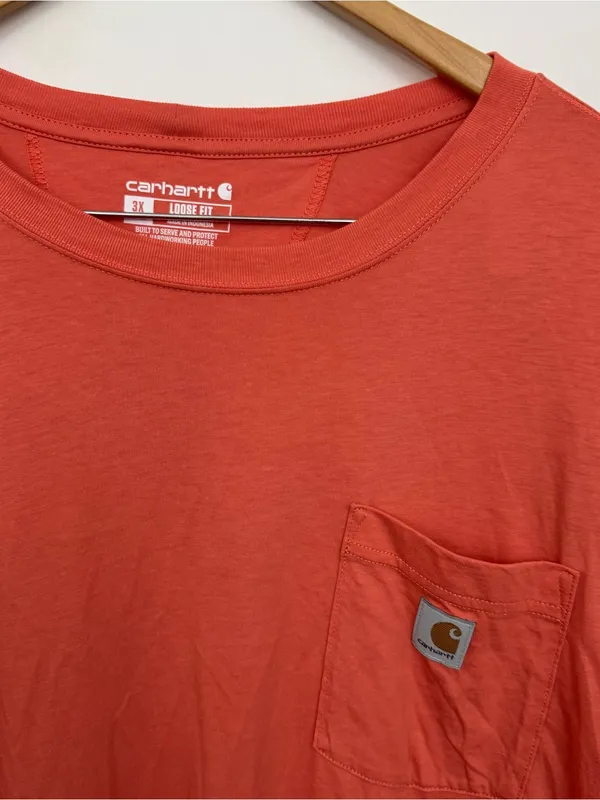 Carhartt TENCEL Fiber Series Loose Fit Long-Sleeve Crewneck Pocket T-Shirt 3X - Image 3
