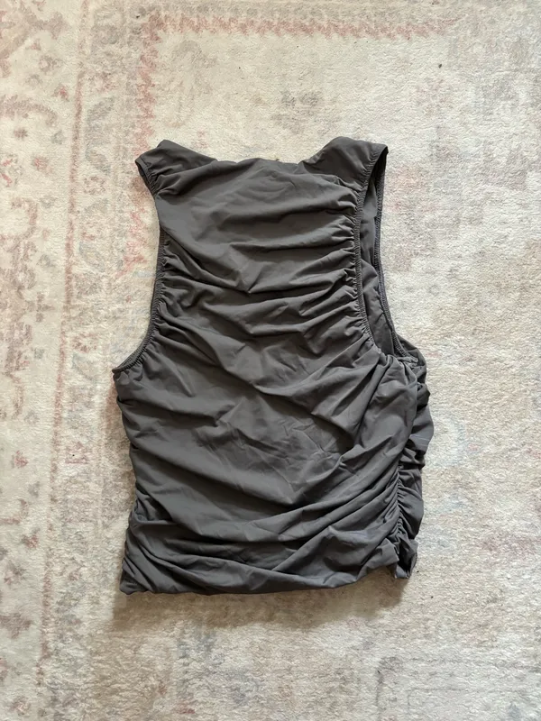 Garage Gray Runched Top  - Image 2