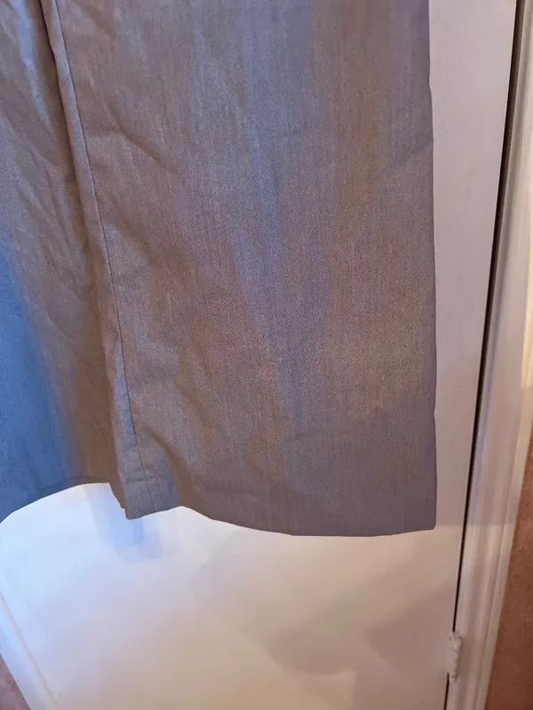 Express Design Studio Editor Womens Dress Pants Size 8 Gray Flat Front Office We - Image 4