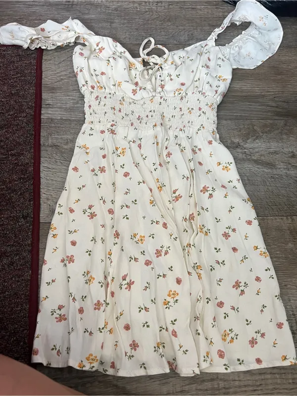 Reformation Emmaline Floral Print Mini Dress - Image 12