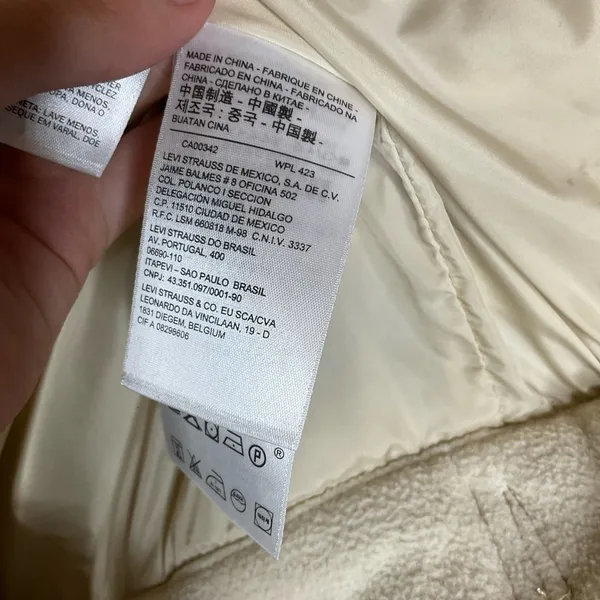 Levi’s Ex-Boyfriend Sherpa Trucker‎ Jacket Size Xsmall - Image 6