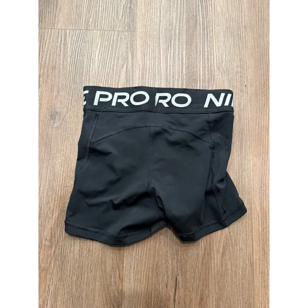Nike Pro 3 Inch Compression Shorts Black Women Athletic Volleyball 589364-010 - Image 3