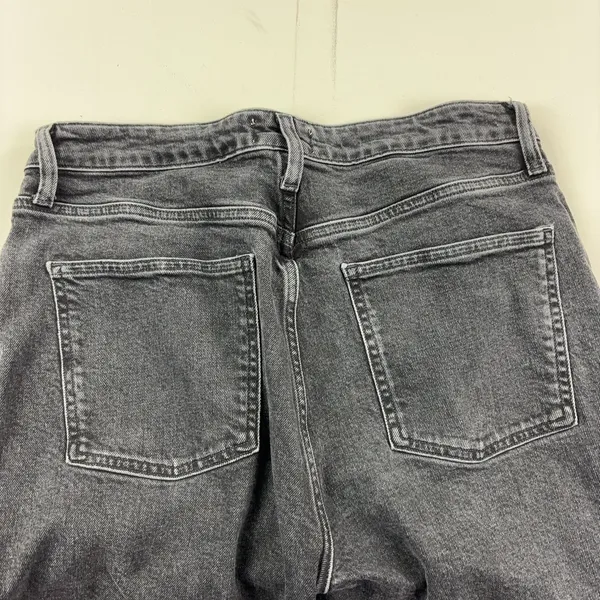 AGOLDE Jeans Womens 31 Gray Charcoal Wash High Rise Straight Stretch Denim - Image 10