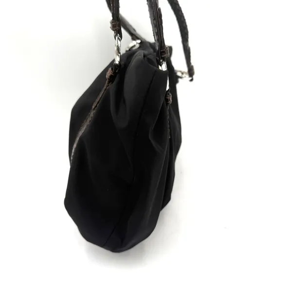 Brighton Black & Brown Leather Rhianna Nylon Shoulder Bag Handbag - Image 9