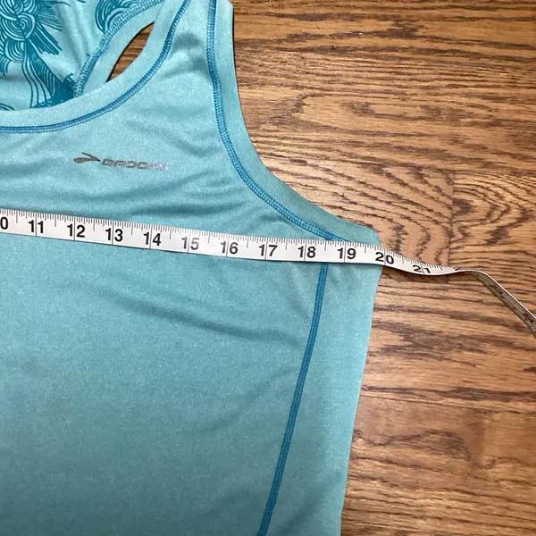 Brooks Teal Racer back running tank top Extra Large - Image 5