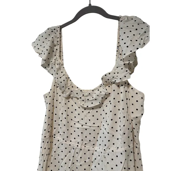 Old Navy XL Polka Dot Ruffle Sleeve Cami Dress - Image 3