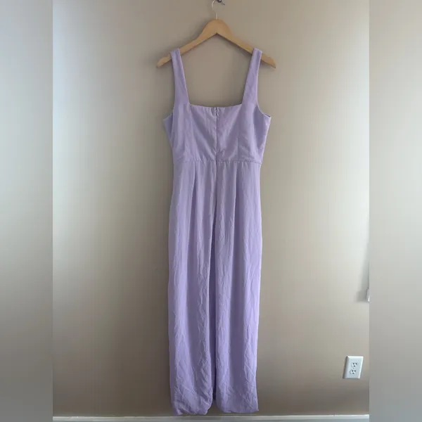 Lulus Glamorous Disposition Lavender Ruched Maxi Dress Size XS Bridesmaid Formal - Image 4