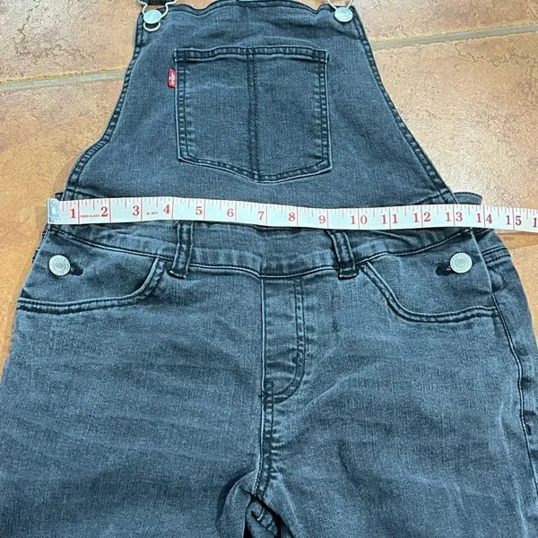 Levis Overalls kids‎ overall Bib Denim Stretch black size 16 - Image 8