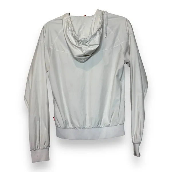 Vintage Nike The Windrunner White Hooded Lightweight‎ Jacket Women's S - Image 2