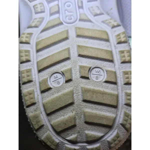 CROCS Purple Lined Clogs in Light Lavender Womens 8 Mens 6 - Image 5