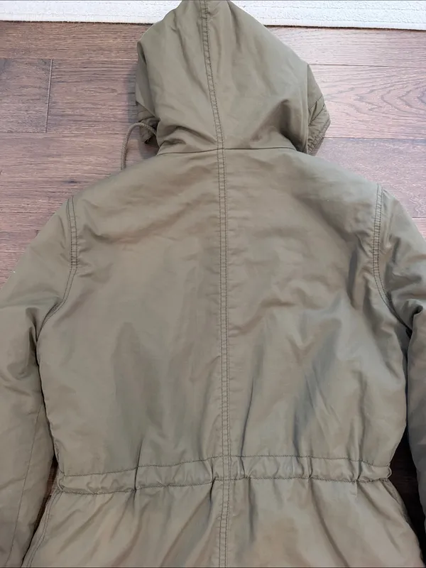 American Eagle Women's Size Small Sherpa Lined Hooded Jacket - C34-130 - Image 12