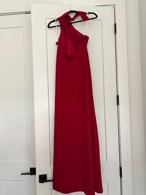 Lulus Dress Red Maxi Cocktail - Image 4