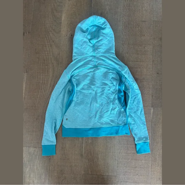 lululemon full zip hoodie scuba blue jacket - Image 2