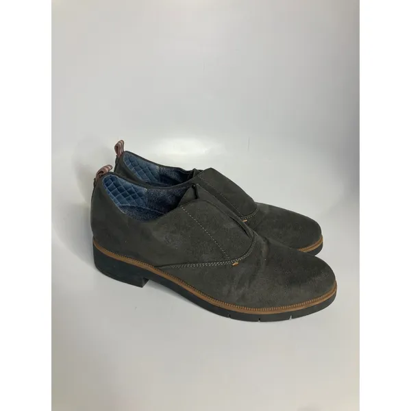 Dr. Scholl's Glisten Loafers Womens 10 Grey Excellent‎ Slip On Be Free Comfort - Image 2