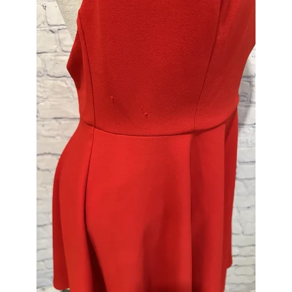 Lulus Red Skater Sleeveless V-Neck Party Homecoming Dress Size Medium - Image 7