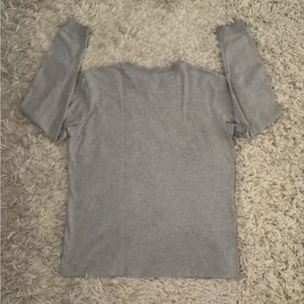 Carhartt Heather Gray Women’s Long Sleeve Tee Size M - Image 2