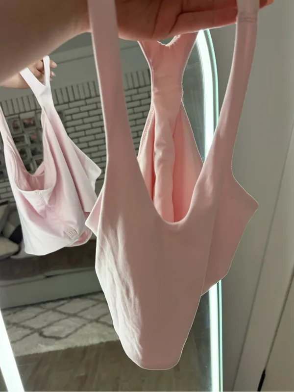 Lululemon pink strawberry milkshake sports bra - Image 3