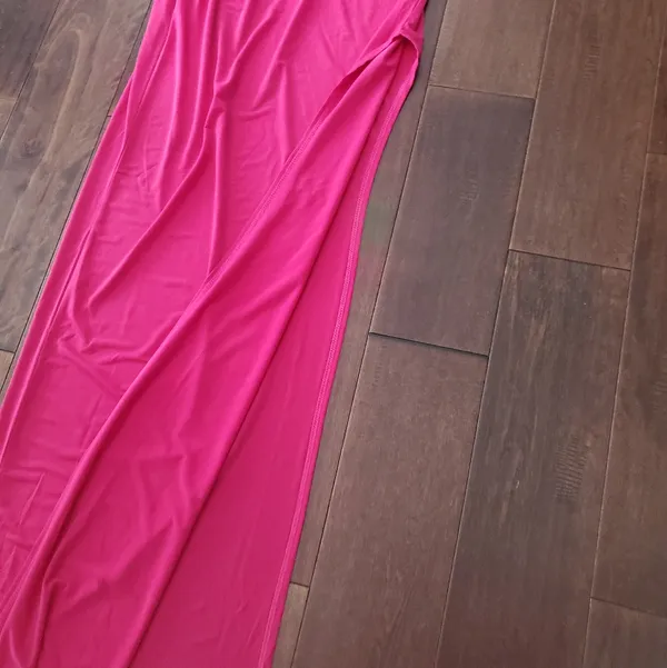 Windsor Elegant Pink Maxi Dress With Rhinstone Straps Size Medium Womens - Image 2