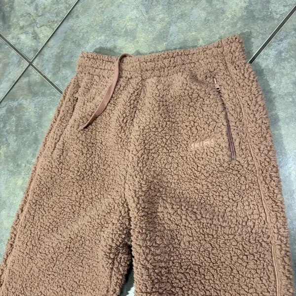 Skims teddy joggers in tigers eye Sz S Comfy Casual Lounging - Image 5
