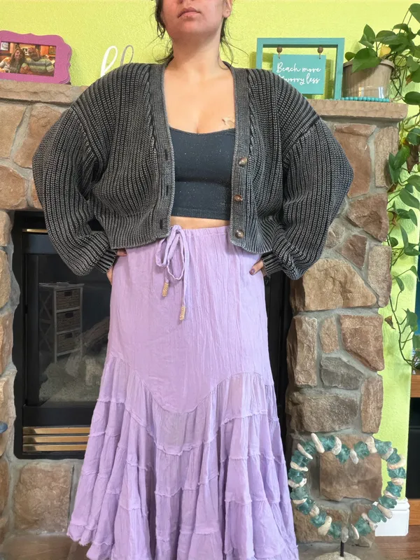 Roxy Sundaze Washed Cotton Crop Cardigan - Image 7