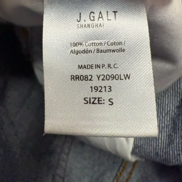 NWT John‎ Galt Slim High Waisted Pants Jeans in Blue Size Small - Image 8