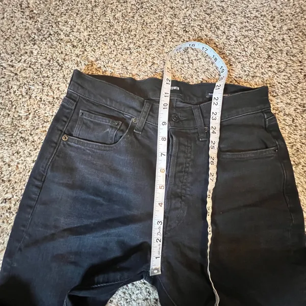 EDWIN Hana Classic Tapered Black‎ Denim Jeans Women's Size 25 - Image 7
