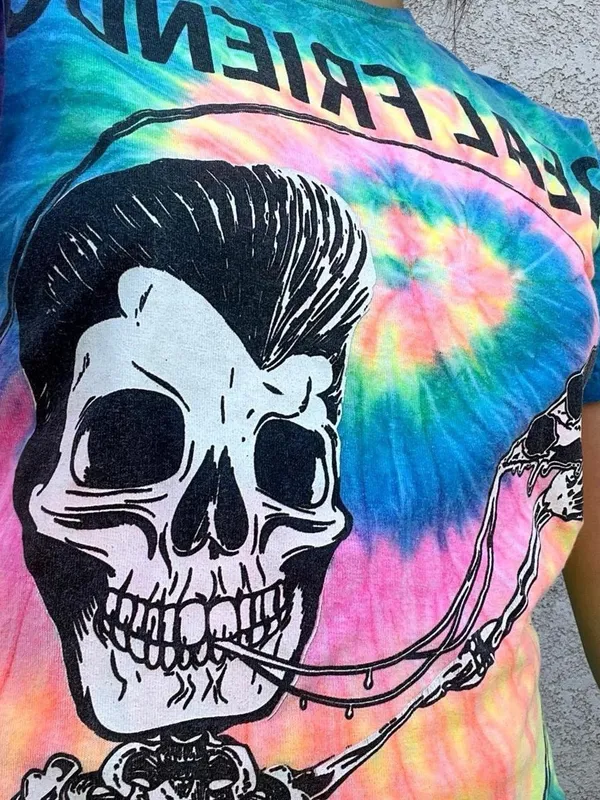 Real Friends band tiedye tshirt. - Image 5